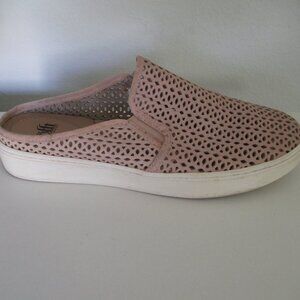 Sofft Somers ll Womens Tan Laser-cut Leather Flat Mule - Size 9.5M